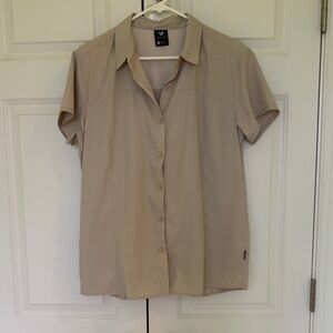 White Sierra Beige Mesh Shirt